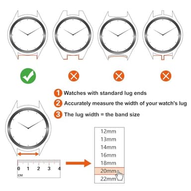 ANNEFIT Watch Bands for Men Women, Top Grain Leather Watch Strap with Quick Release, Band Width 14mm with Gold Buckle (Black) - Image 5