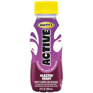 Mott's Active Blastin' Berry Hydrating Juice Beverage, 8 Fl Oz Bottles, 24 Count (4 Packs Of 6), Made With Naturally Sourced Electrolytes & Coconut Water, Gluten & Caffeine-free, Kosher - Image 12