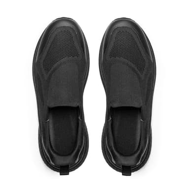 ALLSWIFIT Men's Hands-Free Slip On Walking Shoes Laceless Comfortable Tennis Sneakers,Size 13,All Black,SARR016M - Image 5