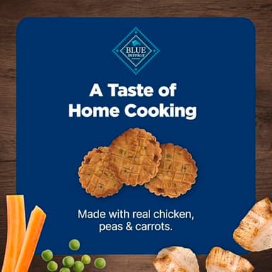 Blue Buffalo Nudges Homestyle Natural Dog Treats Made with Real Chicken, Made in the USA, Chicken, 10-oz Bag - Image 6