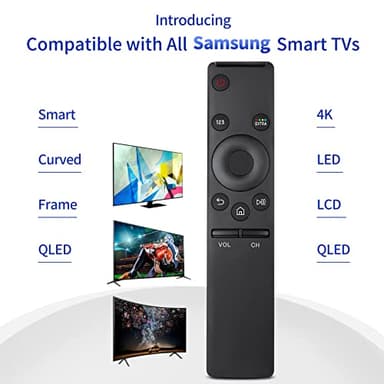 Universal for Samsung-TV-Remote-Control Replacement,Compatible with All Samsung Smart Frame Curved QLED TVs - Image 3