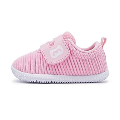 BMCiTYBM Baby Walking Shoes Girls Boys Sneakers Infant Shoes 6 9 12 18 24 Months Pink Size 6-12 Months Infant - Image 5