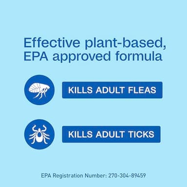 Adams Botanicals Flea and Tick Pet and Home Spray, Kills Fleas and Ticks; Plant-Based Protection with Essential Oils; Controls Fleas and Ticks in pet Bedding; 16 Ounces - Image 2