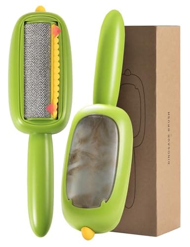 Portable Lint Brush,Reusable Lint Roller,Washable Pet Hair Removal Tool for Clothes,Furniture,Pet Hair Remover for Cats and Dogs Fur,Ideal Replacement for Sticky Refills Lint Roller/Removers - Image 1