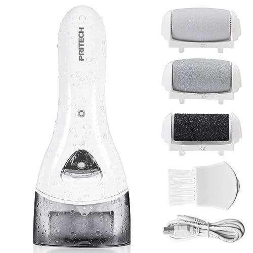 Electric Foot Callus Removers Rechargeable, Portable Electronic Foot File Pedicure Tools, Electric Callus Remover Kit, Professional Pedi Feet Care Perfect for Dead, Hard Cracked Dry Skin Ideal Gift - Image 1