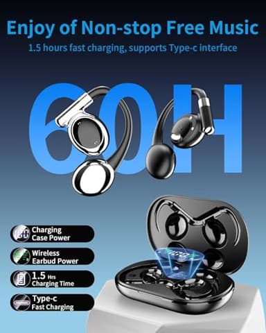 AI Translation Earbuds Real Time, 3-in-1 Translator Earbuds 144 Languages, Audifonos Traductores Inglés Español, Bluetooth 5.4 Wireless Open Ear Spanish Translation Earphones for Travel and Business - Image 4