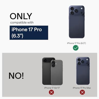 pitaka for iPhone 17 Pro Case 6.3" with Camera Control Button, Compatible with MagSafe, Ultra-Slim Case with Caseless Touch Feeling, 600D Aramid Fiber Woven, Black/Grey(Twill) - Image 8