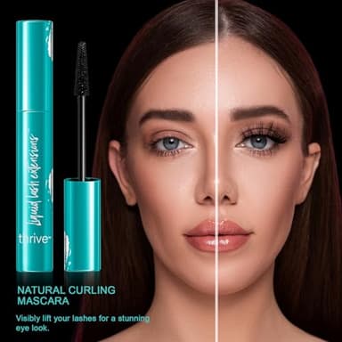Black-Thrive Mascara Liquid Lash Extensions, Mascar a Liquid for Thrive Lash Extensions Mascara-Brynn Thick and slender (Rich Black 10.7g)0.38 OZ - Image 2