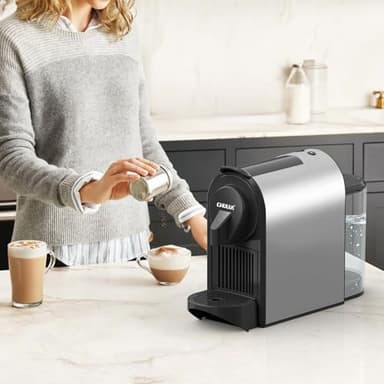 CHULUX Bafè-Pro Espresso Machine, Mini Espresso Machine for Nespresso Original Capsules, Single Serve Coffee Machine for Home Espresso & Lungo Maker, Italian ODE 20 Bar Pump, Metallic Gray - Image 7