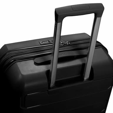 Traveler's Choice Pagosa Indestructible Hardshell Expandable Spinner Luggage, Black, 22-Inch Carry-on - Image 11