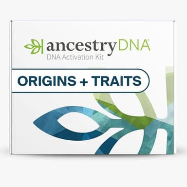 AncestryDNA + Traits Genetic Test Kit: Personalized Genetic Traits, DNA Ethnicity Test, Origins & Ethnicities, Complete DNA Test, Ancestry Reports - Image 1