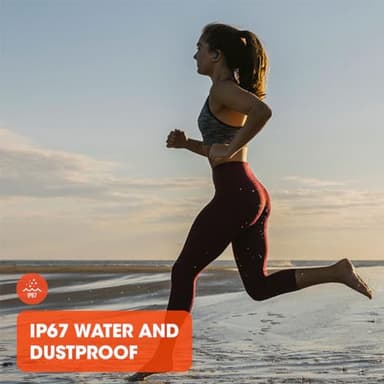 JBL Endurance Race TWS - Waterproof true wireless active sport earbuds, JBL Pure Bass Sound, Up to 30 hours of battery life, IP67 Waterproof and Dustproof, Ambient Aware & TalkThru (Black) - Image 4