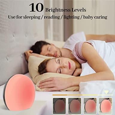 Meditation White Noise Sound Machine with 30 Soothing Sounds 12 Colors Night Light 10 Brightness Levels 32-Level Volume Control 4 Timers and Memory Function Sleep Machine for Baby Kids Adults (Black - Image 5