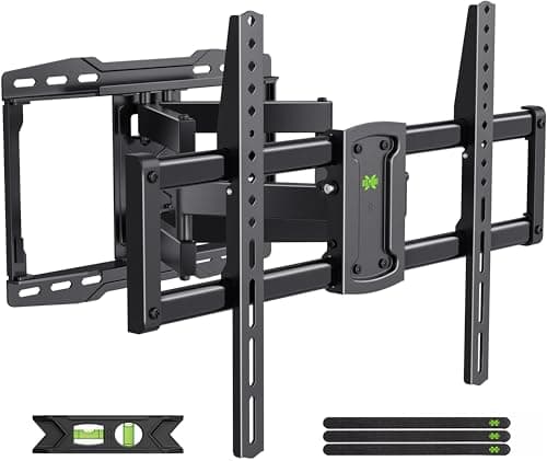 USX Mount Full Motion TV Wall Mount for 42-85 inch, TV Mount Swivel and Tilt,Wall Mount Bracket with Dual Articulating Arms Up to 132lbs, VESA 600x400mm, Max 16" Wood Studs, UL Listed XML019 - Image 1