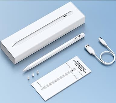 Stylus Pen for iPad Pencil 10th Generation, 2X Fast Charge Apple Pencil with Tilt Sensitivity & Palm Rejection, Compatible with 2018-2025 iPad 6-11th, Pro 12.9/11/13"/ M4, Air 3/4/5/M2/M3, Mini 5/6 - Image 8