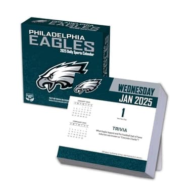 TURNER SPORTS Philadelphia Eagles 2025 Box Calendar (25998053053) - Image 1