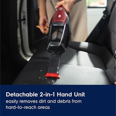 Electrolux Ergorapido Pet Cordless 2-in-1 Vacuum Cleaner with Motorized Pet Nozzle for Easy Pet Hair Removal, 48-Minute Run Time, 2 Power Modes, Chili Red - Image 7