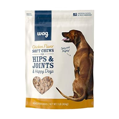 Amazon Brand – Wag Chicken Flavor Hip & Joint Training Treats for Dogs, 1 lb. Bag (16 oz) - Image 1