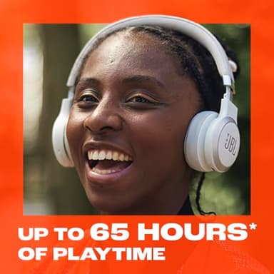 JBL Live 670NC - Wireless On-Ear Headphones with Adaptive Noise Cancelling with Smart Ambient, Up to 65H Battery Life with Speed Charge, Lightweight, Comfortable and Foldable Design (Blue) - Image 3