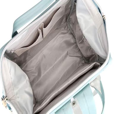 Himawari Laptop Backpack, Stylish Eco-Friendly Canvas, 11"x16"x6.3", Large Capacity, Multi-Functional with USB Port, Padded Back Panel, Adjustable Shoulder Straps - Image 6