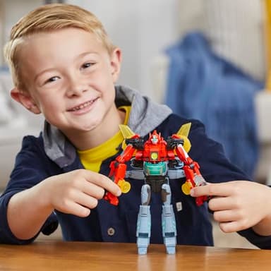 Transformers EarthSpark Cyber-Combiner Terran Twitch and Robby Malto Robot Action Figures, Interactive Toys for Boys and Girls Ages 6 and Up - Image 12