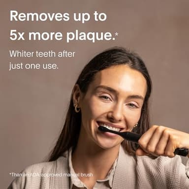 SURI 1.0 Sonic Electric Toothbrush with UV Cleaning Travel Case | 40+Day Battery | Designed in California | Electric Toothbrush for Adults | Travel Toothbrushes | Tooth Brush | Black - Image 3