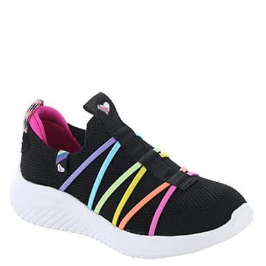 Skechers Unisex-child Ultra Flex 3.0, Black/Multi, 4.5 Big Kid - Image 2