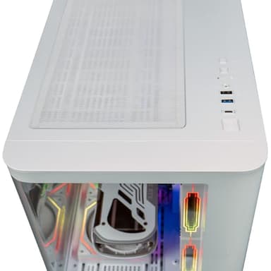 ViprTech Reaper 3.0 Liquid-Cooled PC - AMD Ryzen 7 8700F (5.0Ghz Turbo), RTX 5070 12GB, 32GB DDR5 6400, 2TB NVMe SSD, 800W Gold, VR-Ready, WiFi BT, Win 11, Gaming Desktop Computer White - Image 8