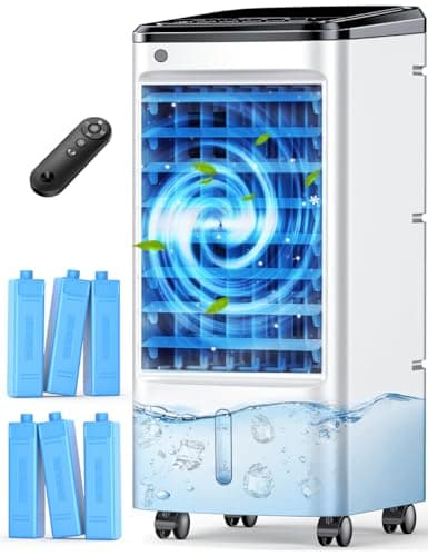 FANCOLE 25-INCH Evaporative Air Cooler, Swamp Cooler Air Conditioner - Image 1