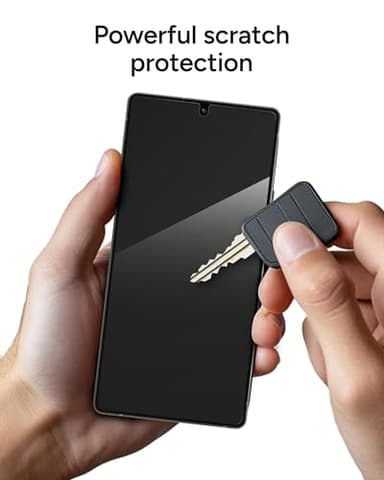 ZAGG Glass+ Samsung Galaxy S25 Ultra Screen Protector – Extreme Impact & Shatter Protection, Scratch-Resistant, Smudge-Resistant, Fingerprint Scanner Compatible, InvisibleShield, Easy Installation - Image 4
