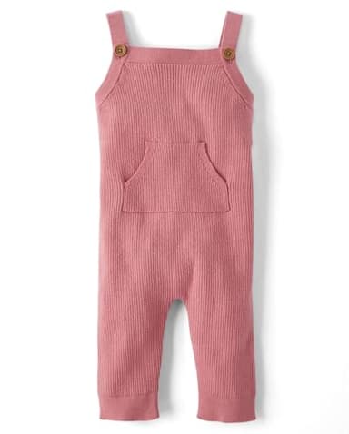 Gymboree,and Newborn Overall Pant Set,Pink,6-9 Months - Image 1