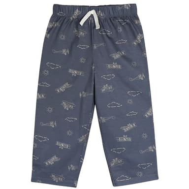 Gerber Toddler Boys' 2-Piece Pajama Set (Flame Resistant Long-Sleeve Top + Bottom), Airplane, 5T - Image 3