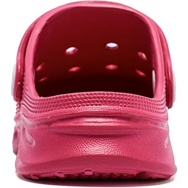 WOUEOI Kid's Girls Boys Clogs Garden Shoes Cartoon Slides Sandals Beach Slipper Children(N-Hot Pink,1.5 Little Kid) - Image 6