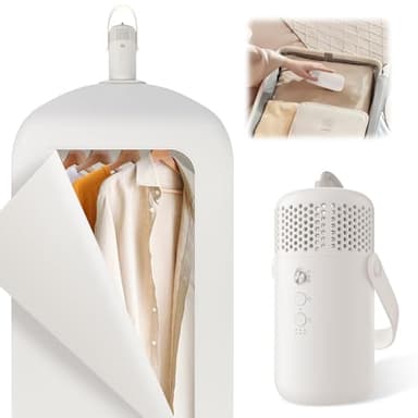 High-Speed Portable Clothes Dryer, Portable Dryer for Apartment, Travel, RV - Premium Mini 1000w Dryer Machine for Light Clothes, Underwear with Dry Bag, Hook, Perfect for Travelers, Housewarming - Image 1