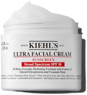 Kiehl's Ultra Facial Cream with SPF 30, Lightweight Daily Face Moisturizer for All Skin Types, 24-hour Hydration, UV Sunscreen Protection, Non-greasy, Absorbs Quickly, with Glacial Glycoprotein - Image 3