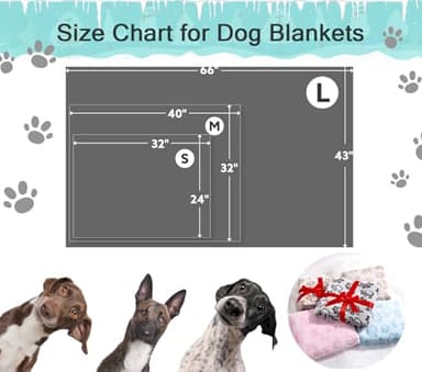 Stuffed® Premium Soft Dog Blanket Washable, 40"x32" Cat Blanket for Indoor Cats Large Medium Small Dog Gifts Puppy Essentials (Grey) - Image 8