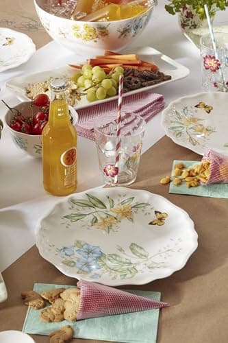 Lenox 855591 Butterfly Meadow Melamine Hors Doeuvres Tray, Lightweight Melamine Material - Image 4
