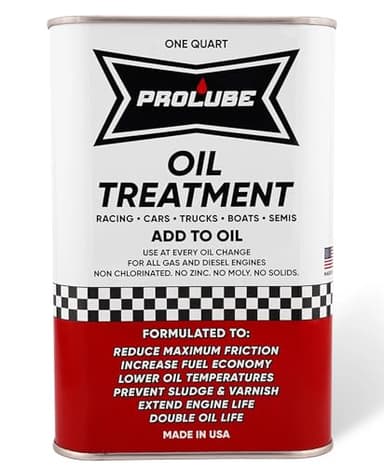 Prolube Oil Treatment - Engine Oil Additive for Gas & Diesel Engines - Reduces Wear, Noise, Vibration - Boosts Fuel Economy & Horsepower - Works on Transmissions & Differentials (1QT) - Image 1