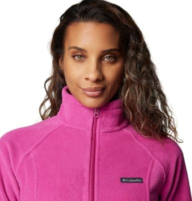 Columbia Women's Benton Springs Full Zip Jacket, Soft Fleece with Classic Fit Fuchsia - Image 5