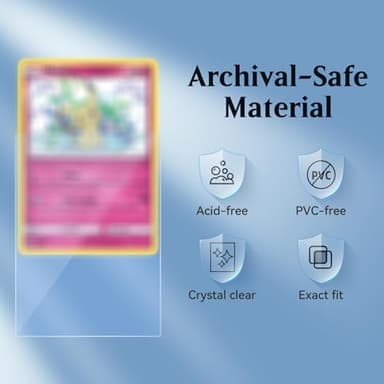 1200 Pack Card Sleeves, Perfect Fit Inner Sleeves Ideal for Double-Sleeving, Crystal Clear Trading Card Sleeve for MTG, PKM, TCG, Compatible with Matte MTG Card Sleeve - Image 6