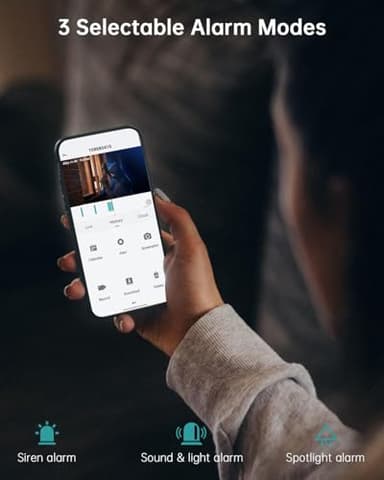 ZUMIMALL 5MP Security Cameras Wireless Outdoor, Solar Security Camera Outdoor with 360° PTZ, Battery Powered Camera for Home Security Outside, Color Night Vision/2.4G WiFi/2-Way Talk/IP66/AI Detection - Image 7