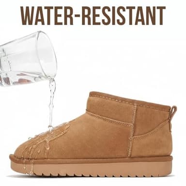 Project Cloud 100% Genuine Leather Ankle Boots for Women - Water Resistant with Memory Foam Insole Winter Boots for Women - Trending Shoes & Comfortable Women's Ankle Boots (Hippy, Chestnut, 9) - Image 5