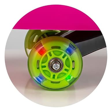 PlasmaCar Lightning Glow Rider - Inertia & Movement Powered Ride-On Toy, Light-Up Wheels, Indoor-Outdoor Play Pink & Green - Image 7