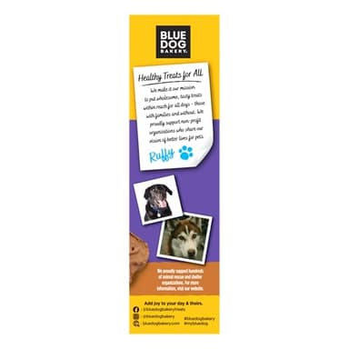 Blue Dog Bakery More Crunch Biscuits | Large, Crunchy Peanut Butter Flavor Treat | Natural Healthy Dog Treats - 18 oz (Pack of 6) - Image 4