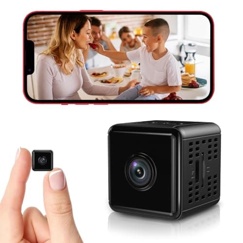 enttgo Hidden Camera Spy Camera, 1080P HD WiFi Camera - Mini Nanny Cam with Night Vision & Motion Detection - Indoor/Outdoor Wireless Security Camera for Home, Car, Baby & Pet Monitoring - Image 1