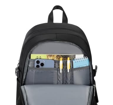 Acmebon Girl Roomy Fashion Laptop Backpack Casual Daily Backpack for Women Black - Image 5