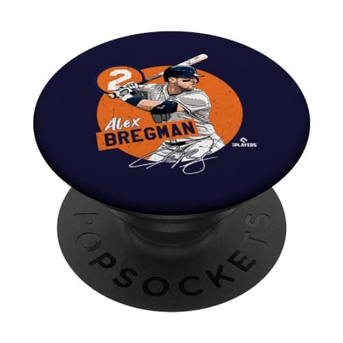 Alex Bregman | Houston Baseball MLB Players | MLBBRE4062 PopSockets Adhesive PopGrip - Image 1