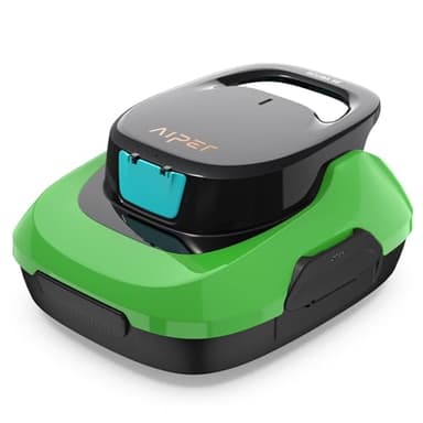 AIPER Cordless Automatic Cleaner, Pool Vacuum with Auto- Parking, Lightweight, Ideal for Above Ground Flat Pool up to 860 sq.ft.