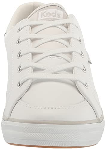 Keds Center 3 Lace Up, Sneaker Womens, White Leather, 8.5 Medium - Image 2