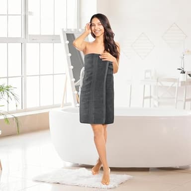Utopia Towels 4 Pack Premium Bath Towels Set, 27 by 54 Inches, 100% Ring Spun Cotton 600GSM, Lightweight and Highly Absorbent Quick Drying Towels, Perfect for Daily Use, Grey - Image 6